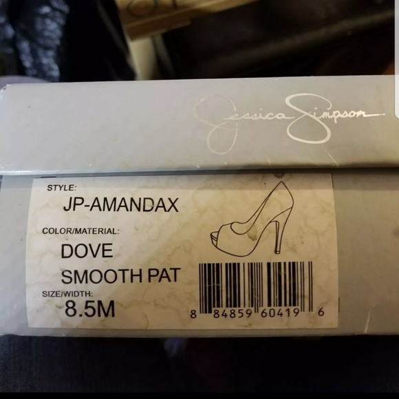 Updated!!! Jessica simpson amanda peep toe pump - Picture 7 of 8